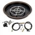 American Fire Glass Spark Ignition Fire Pit Kit, Round Bowl Pan, 19 Inch, Propane Gas (LP)