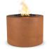 TOP Fires by The Outdoor Plus Beverly 36-Inch Round Corten Steel Gas Fire Pit