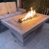 TOP Fires by The Outdoor Plus OPT-CRS24 Carson Wood Grain Fire Pit, 24-Inches Tall