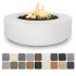 TOP Fires by The Outdoor Plus OPT-FL4x Florence Concrete Fire Pit - Low Profile