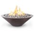 TOP Fires by The Outdoor Plus Cazo 48-Inch Round Copper Gas Fire Pit