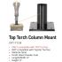 The Outdoor Plus OPT-TTCM Column Mount for Fire Torches, 8-Inches