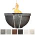 Prism Hardscapes PH-438-FWB Sorrento Concrete Gas Fire and Water Bowl, 33-Inch