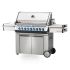 Napoleon P665RSIB Prestige 665 Gas Grill On Cart with Rotisserie and Side Burner, 37-Inches