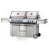 Napoleon PRO825RSBISS-3 Prestige PRO 825 Series Gas Grill On Cart with Rotisserie and Side Burner, 45-Inches