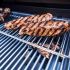 3-Burner Elite Freestanding Infrared Grill with Rotisserie and Side Burner Smoking Wood Chips On Grill Grates