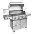 Saber R67SC0917 4-Burner Elite Freestanding Infrared Grill with Rotisserie and Side Burner, 40-Inches, Propane