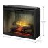 Dimplex Revillusion Electric Fireplace with Weathered Concrete Backer, Front Glass Pane and Plug Kit and Realogs Media Set, 30-Inches