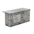Coyote Ready-To-Assemble 8-Foot Outdoor Kitchen Island with 31-Inch Access Door & Double Pull-Out Drawers (RTAC-B8-SL)