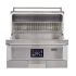 Coyote Ready-To-Assemble 8-Foot Outdoor Kitchen Island with 36-Inch Pellet Grill, 21-Inch Refrigerator & Storage Drawer (RTAC-G8-W)