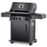Napoleon RXT425SIBK Rogue XT 425 Black Gas Grill on Cart with Infrared Side Burner, 23.75-Inches
