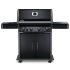 Napoleon RXT525SIBK Rogue XT 525 Black Gas Grill on Cart with Infrared Side Burner, 28.75-Inches
