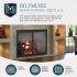 Majestic SB80 Biltmore 42-Inch Radiant Wood Burning Fireplace with Traditional Brick Panels