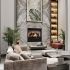 SimpliFire Inception 36-Inch Built-In Electric Fireplace