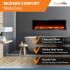 SimpliFire SF-SC Scion Clean Face Indoor/Outdoor Linear Electric Fireplace