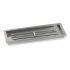 Rectangular Bowl Stainless Steel Fire Pit Burner Pan, 30 x 10 Inch - Burner Included