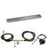 American Fire Glass Spark Ignition Fire Pit Kit, Tough Pan, 48x6 Inch, Natural Gas (NG)