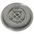 American Fire Glass Round Stainless Steel Pan with Burner