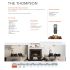 Sierra Flame THOMPSON-36-DELUXE 36-Inch Thompson Deluxe Direct Vent Built-In Gas Fireplace with Log Set