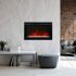 Amantii Traditional Extra Slim Built-In Smart Smart Electric Fireplace