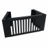 The Outdoor GreatRoom Company VENT-BLOCK-BLACK Rectangular Vent, 8.5 x 4-Inches