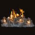 Grand Canyon Linear Western Driftwood Vented Gas Log Set with Indoor Glass Burner and Media