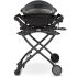 Weber Q2400 Portable Electric Grill on Scissor Cart, 120V (WEB-55020001-WEB-6557)