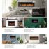 Amantii WM-FML Wall Mount/Built-In Electric Fireplace with Steel Surround