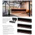 Dimplex XLF6017-XD IgniteXL Bold Deep Built-In Linear Electric Fireplace, 60-Inch