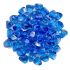 American Fire Glass 10-Pound Zircon Fire Glass, 1 Inch, Midnight Blue Luster