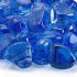 American Fire Glass 10-Pound Zircon Fire Glass, 1 Inch, Midnight Blue Luster