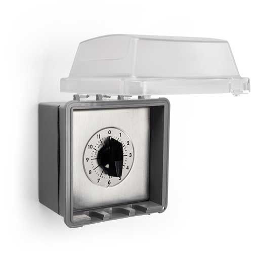 HPC Fire 695-NEMA Commercial Outdoor 12 Hour Automatic Shut Off Timer with NEMA Enclosure