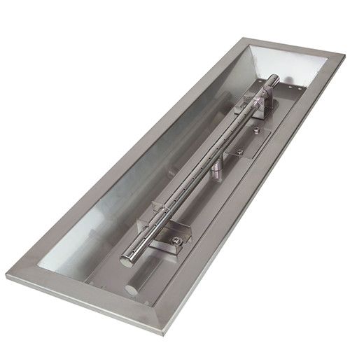 Grand Canyon Bed Rock Vented Linear Drop-In Burner | Flame Authority 36-Inch / Natural GAS