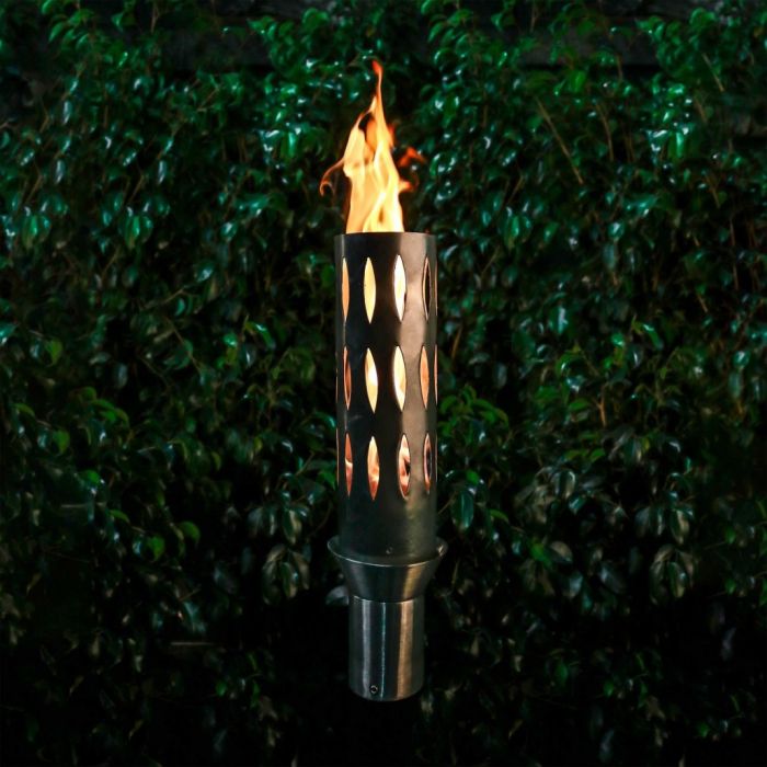 TOP Fires by The Outdoor Plus OPT-TCH1SS Ellipse TopLite Torch with Stand