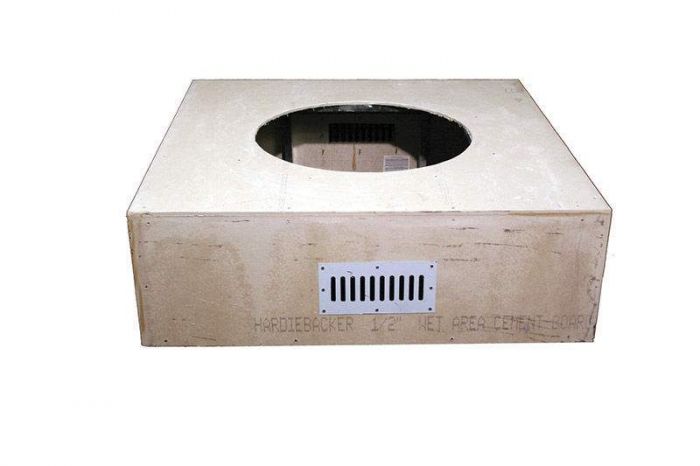 HPC Fire Square 45-Inch Unfinished Fire Pit Enclosure
