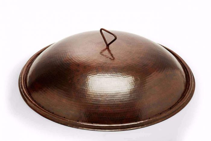 HPC Fire Round Hammered Copper Cover for 31 Inch Tempe Bowl