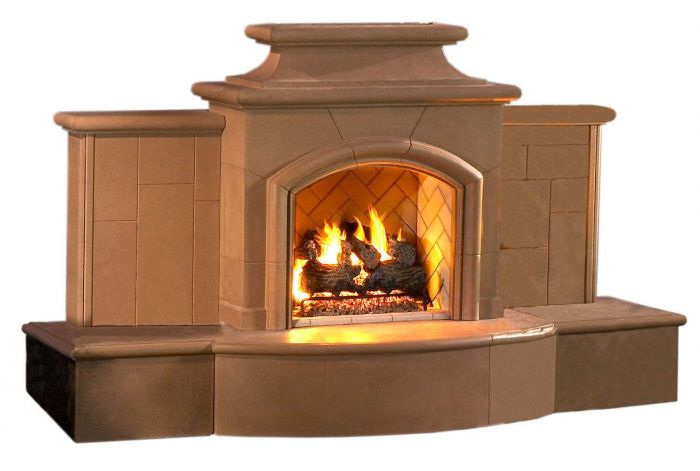 American Fyre Designs Grand Mariposa Outdoor Gas Fireplace