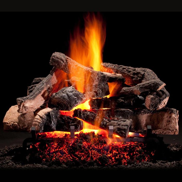 Hargrove Rustic Timbers See-Through Vented Gas Logs Only (HGRTSST)