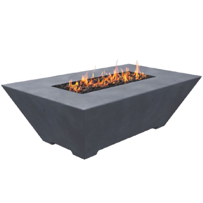 Fire by Design MGORFP603018 Rectangle Oblique 60-Inch GFRC Fire Pit Table