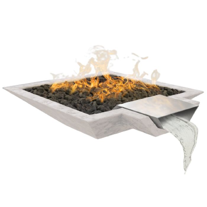 Fire by Design MGSOS3008 Oblique Scupper 30-Inch Fire and Water Bowl