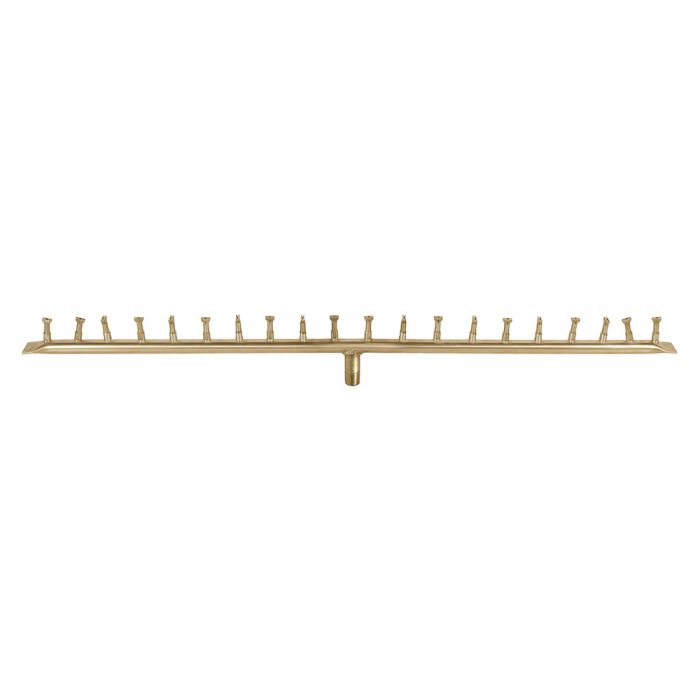 The Outdoor Plus Brass Linear Bullet Gas Fire Pit Burner