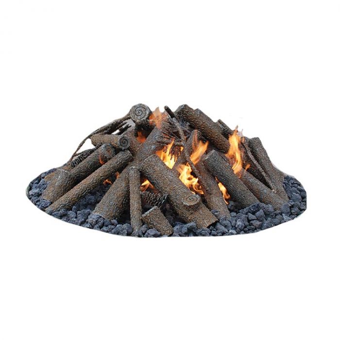 Warming Trends Steel Log Set for 18-Inch Fire Pit