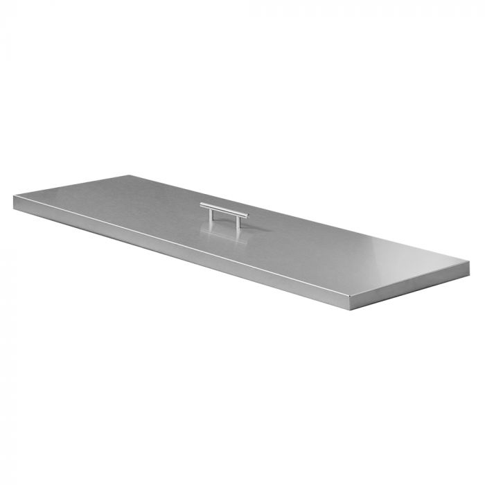 The Outdoor GreatRoom Company SS1264BC Linear Stainless Steel Burner Cover for CV-72, 64.625x13.625-Inch