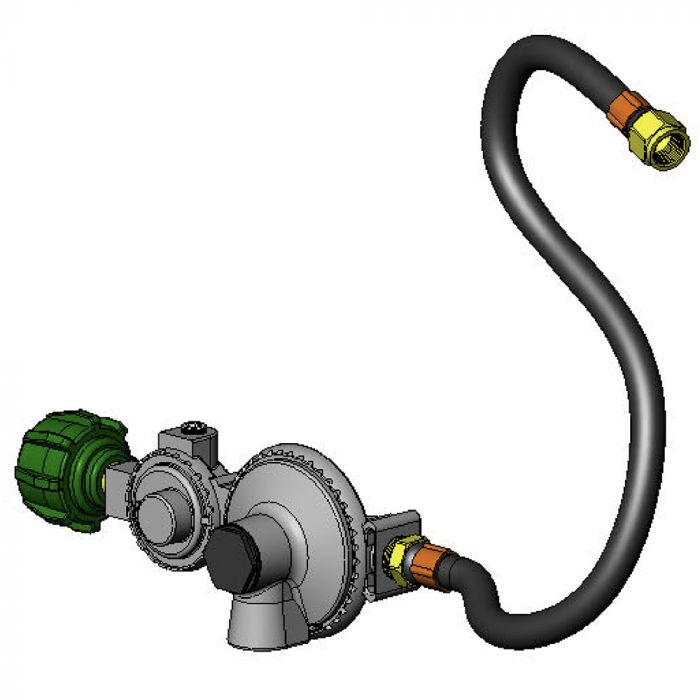 Alfresco 220-0300 Two Stage LP Hose and Regulator