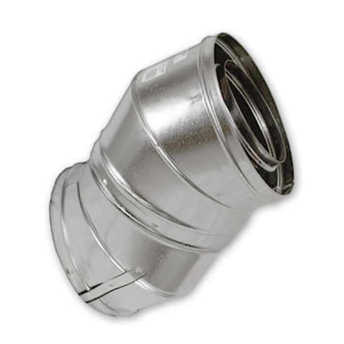 Superior 30-Degree Hi-Temp Offset and Return for 8-Inch Chimney (30E-8HT)