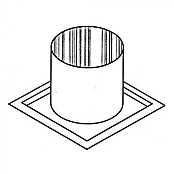 Superior Firestop Thimble (Use When Offsetting Through a Joist) for 8-Inch Chimney (FST30)