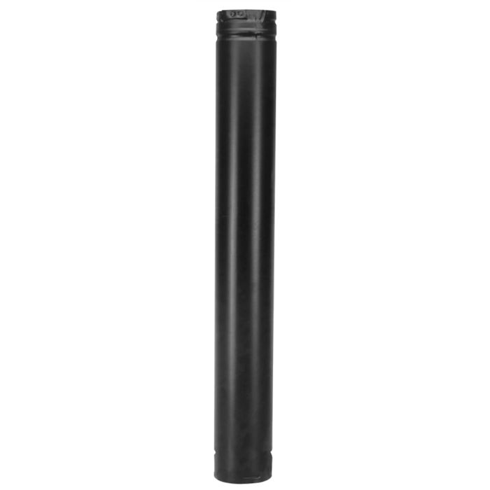 DuraVent 36 PelletVent Pro Straight Length Pipe, 4 / Black 4PVP-36B