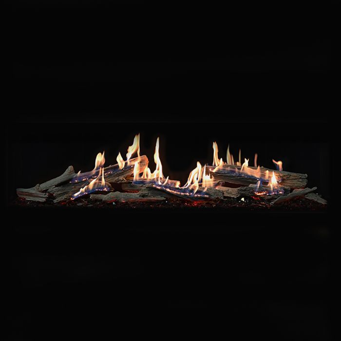 Grand Canyon GlowFire Driftwood Vented Bedrock Electronic Ignition Drop-In Gas Log Set (BEDROCK-TRAD)