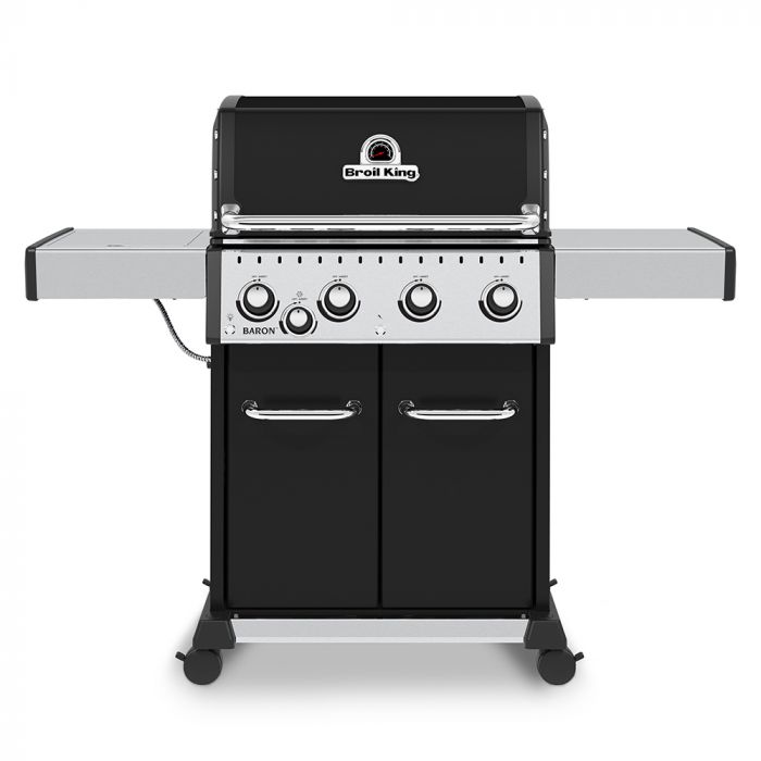 Broil King BR-440 Baron 440 Pro 4-Burner Gas Grill with Side Burner, 57-Inches