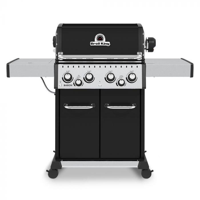 Broil King BR-490 Baron 490 4-Burner Gas with Rotisserie and Side Burner, 57-Inches